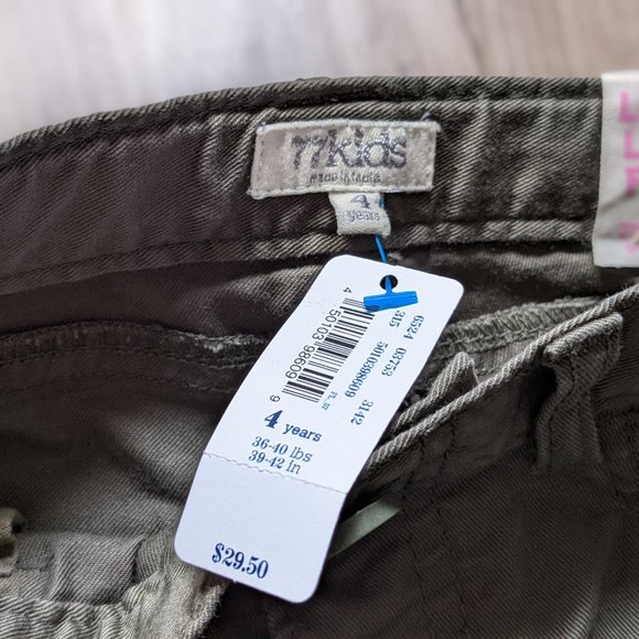 [KIDS 2/$40] Toddler Girl (4T) - 77KIDS Twill Skinny Pants - Picture 7 of 8